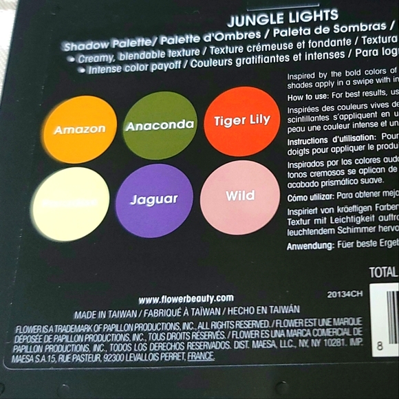 BRAND NEW! FLOWER Beauty Jungle Lights Shadow Palette - Picture 6 of 6